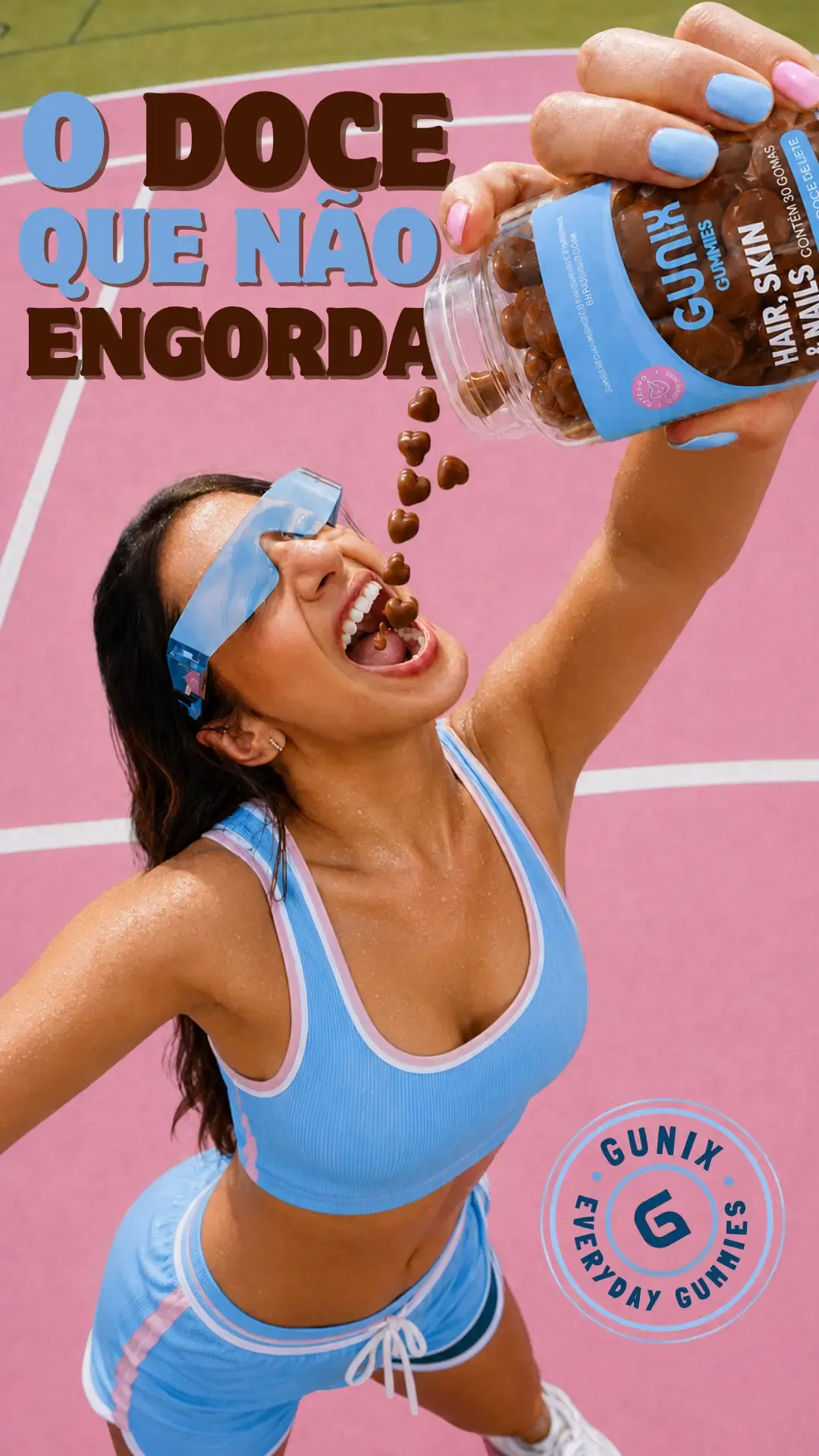 O doce que não engorda — Gunix Gummies